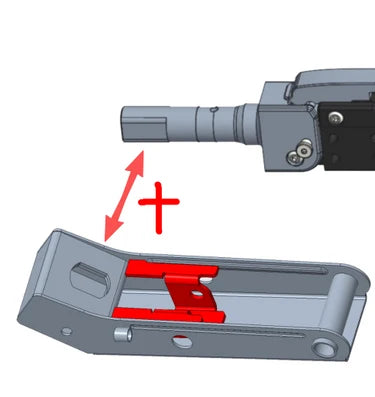 Słup kierownicy/trzon kierownicy + mechanizm składania KuKirin G2